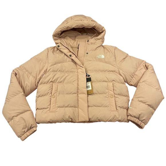 The North Face Jackets & Blazers - North Face Pink Moss Baltic Down Hooded Insulated Puffer Down Jacket Size Medium